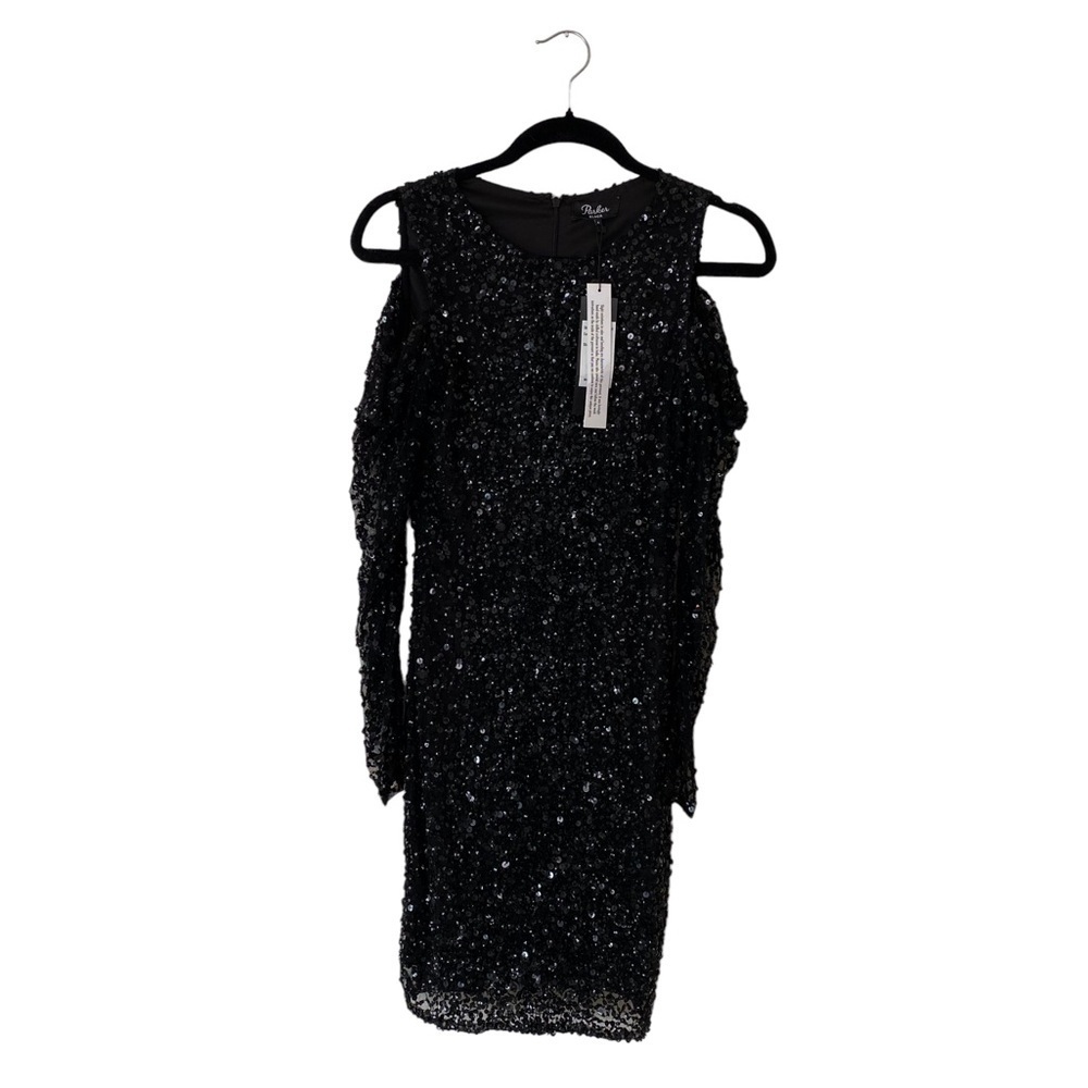Parker Sequin Mini Dress in Black - Picture 12 of 12